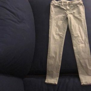 Olive/Army American Eagle Super Stretch Jeans